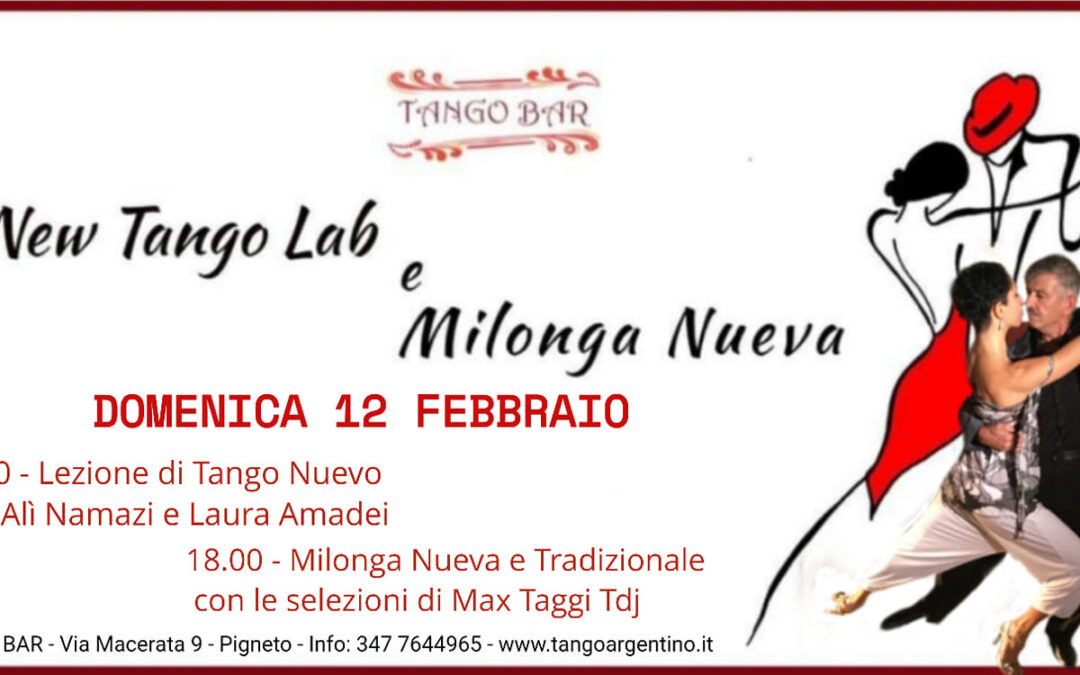 Tango Nuevo – Lezione e Milonga